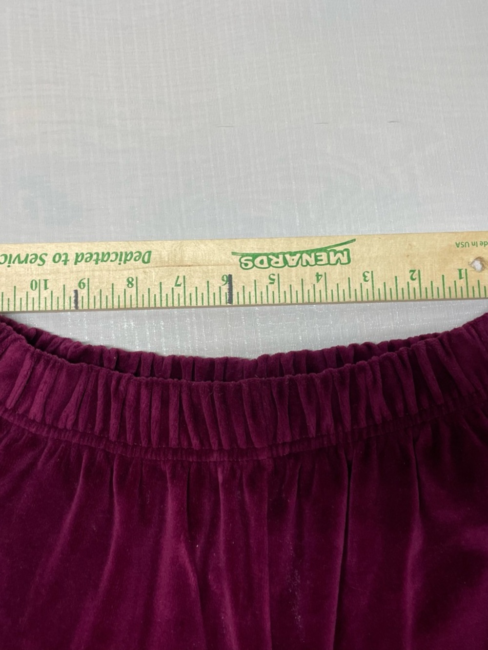 Velvet Button-Front Pajama Set in Berry - Picture 6 of 9